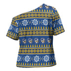 Eels Rugby Christmas Cross Shoulder Shirt Aboriginal Seamless Cardigan Inspired