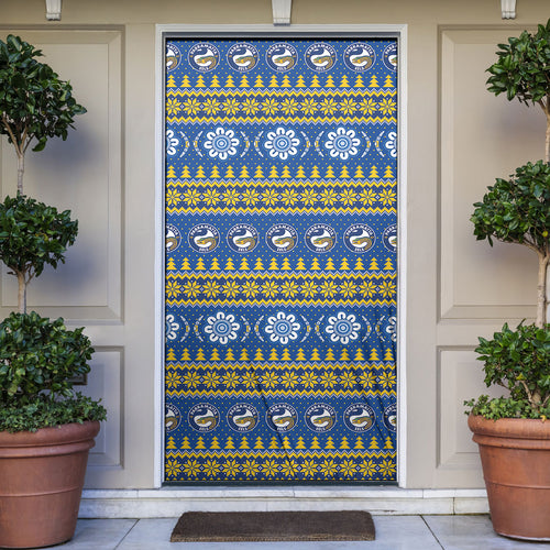 Eels Rugby Christmas Door Cover Aboriginal Seamless Cardigan Inspired