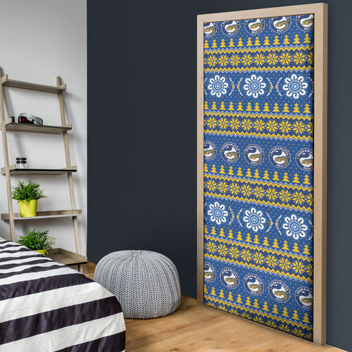 Eels Rugby Christmas Door Cover Aboriginal Seamless Cardigan Inspired