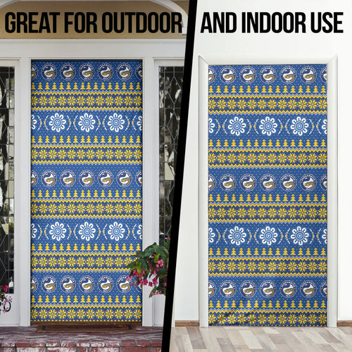 Eels Rugby Christmas Door Cover Aboriginal Seamless Cardigan Inspired