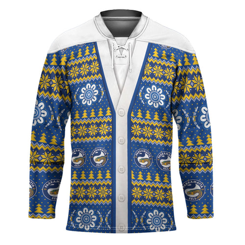 Eels Rugby Christmas Hockey Jersey Aboriginal Seamless Cardigan Inspired