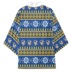 Eels Rugby Christmas Kimono Aboriginal Seamless Cardigan Inspired