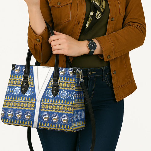 Eels Rugby Christmas Leather Bag Aboriginal Seamless Cardigan Inspired
