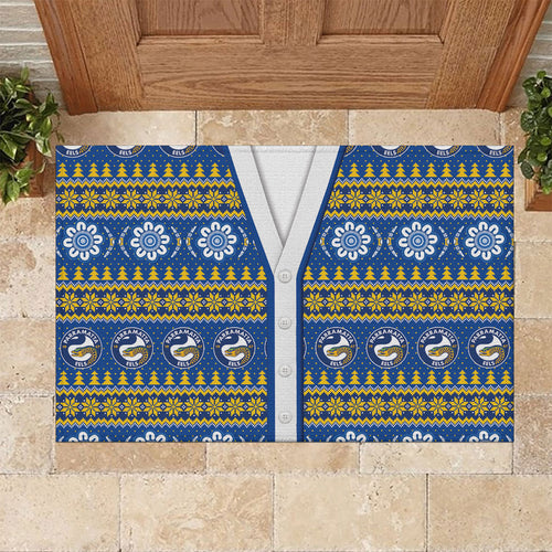 Eels Rugby Christmas Rubber Doormat Aboriginal Seamless Cardigan Inspired