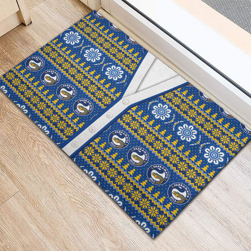 Eels Rugby Christmas Rubber Doormat Aboriginal Seamless Cardigan Inspired