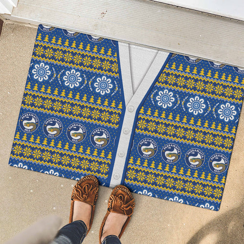 Eels Rugby Christmas Rubber Doormat Aboriginal Seamless Cardigan Inspired