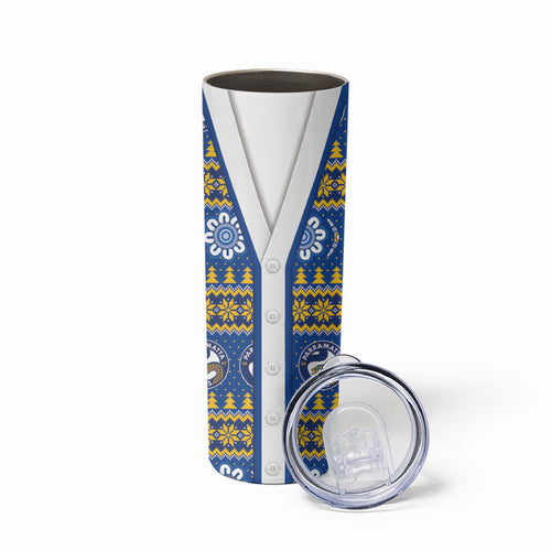 Eels Rugby Christmas Skinny Tumbler Aboriginal Seamless Cardigan Inspired
