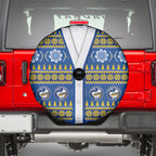 Eels Rugby Christmas Spare Tire Cover Aboriginal Seamless Cardigan Inspired