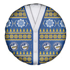 Eels Rugby Christmas Spare Tire Cover Aboriginal Seamless Cardigan Inspired