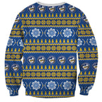 Eels Rugby Christmas Sweatshirt Aboriginal Seamless Cardigan Inspired
