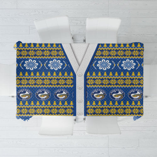 Eels Rugby Christmas Tablecloth Aboriginal Seamless Cardigan Inspired