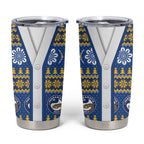 Eels Rugby Christmas Tumbler Cup Aboriginal Seamless Cardigan Inspired