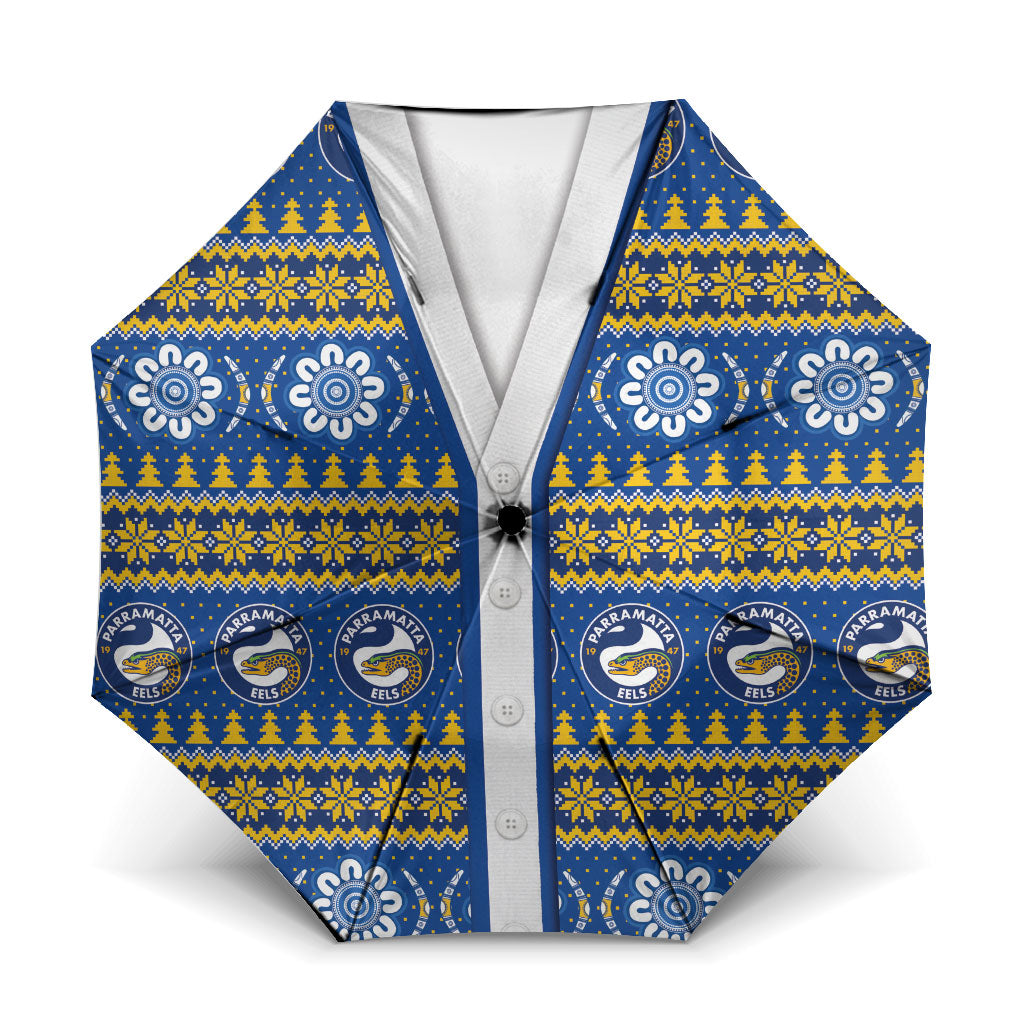 Eels Rugby Christmas Umbrella Aboriginal Seamless Cardigan Inspired