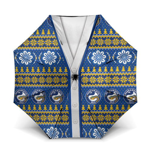 Eels Rugby Christmas Umbrella Aboriginal Seamless Cardigan Inspired