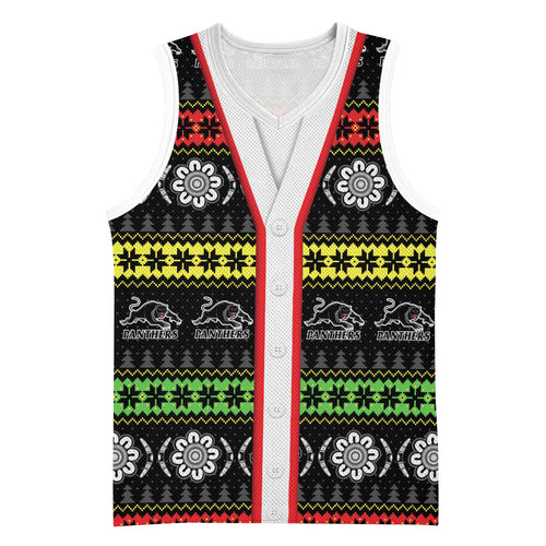 Panthers Rugby Christmas Basketball Jersey Aboriginal Seamless Cardigan Inspired