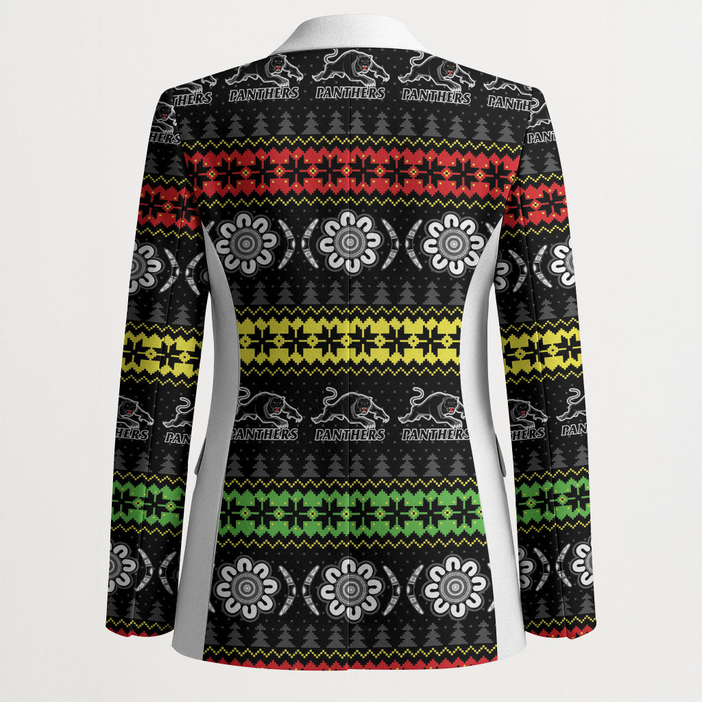 Panthers Rugby Christmas Blazer Aboriginal Seamless Cardigan Inspired