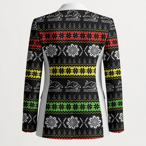 Panthers Rugby Christmas Blazer Aboriginal Seamless Cardigan Inspired