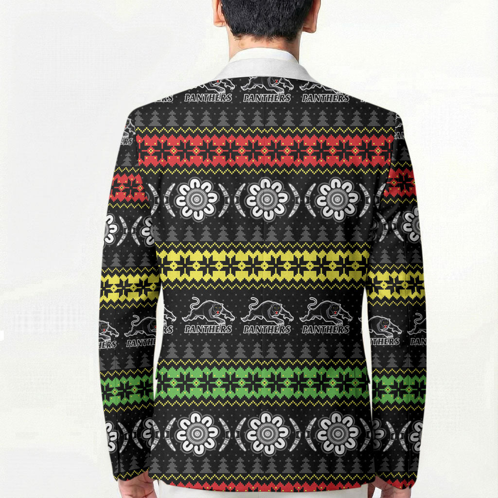 Panthers Rugby Christmas Blazer Aboriginal Seamless Cardigan Inspired