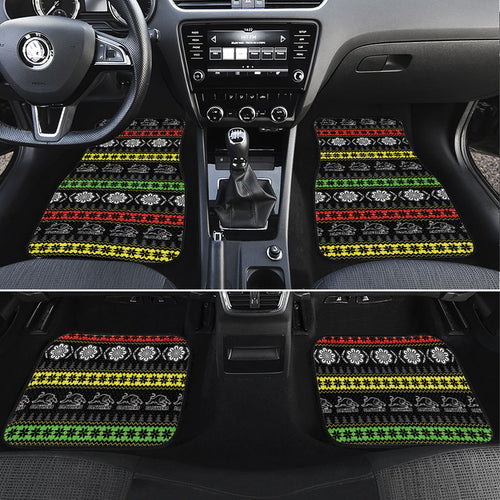 Panthers Rugby Christmas Car Mats Aboriginal Seamless Cardigan Inspired