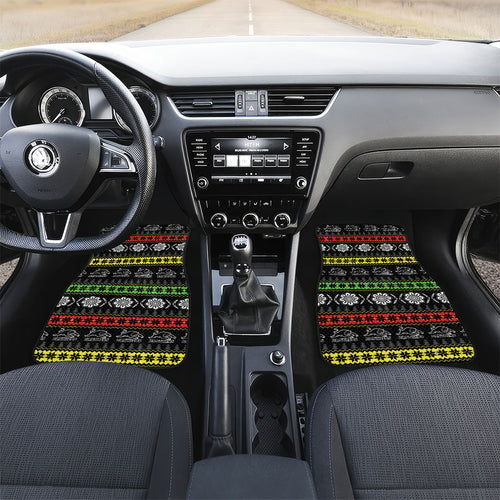 Panthers Rugby Christmas Car Mats Aboriginal Seamless Cardigan Inspired