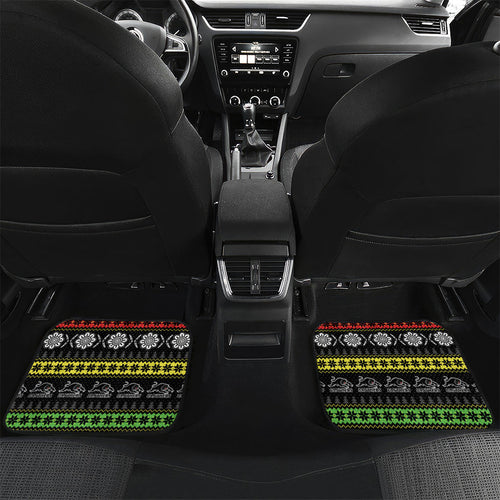 Panthers Rugby Christmas Car Mats Aboriginal Seamless Cardigan Inspired