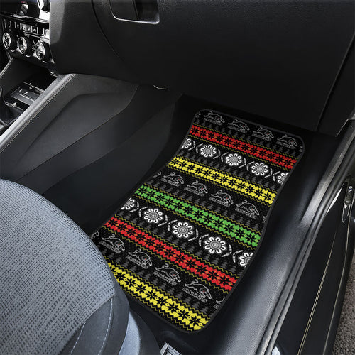 Panthers Rugby Christmas Car Mats Aboriginal Seamless Cardigan Inspired