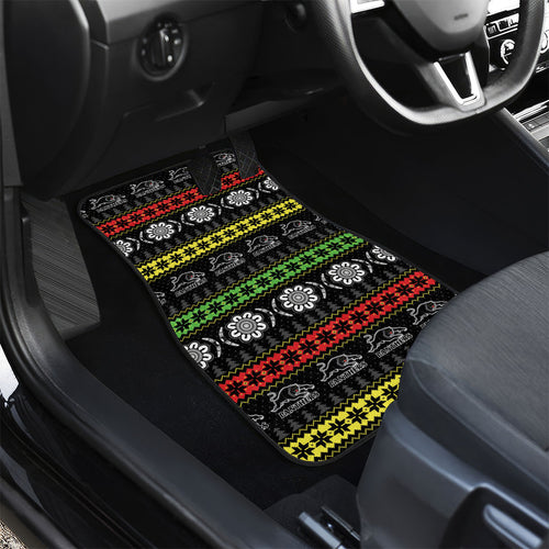 Panthers Rugby Christmas Car Mats Aboriginal Seamless Cardigan Inspired
