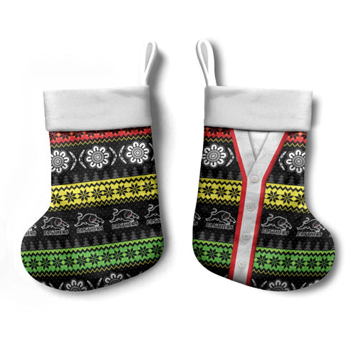Panthers Rugby Christmas Stocking Aboriginal Seamless Cardigan Inspired