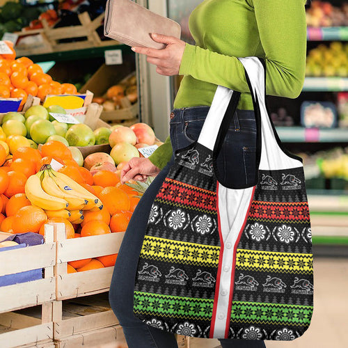 Panthers Rugby Christmas Grocery Bag Aboriginal Seamless Cardigan Inspired