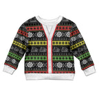 Panthers Rugby Christmas Kid Ugly Christmas Sweater Aboriginal Seamless Cardigan Inspired