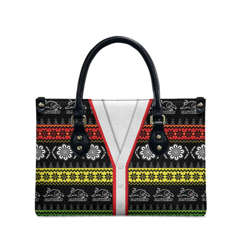 Panthers Rugby Christmas Leather Bag Aboriginal Seamless Cardigan Inspired