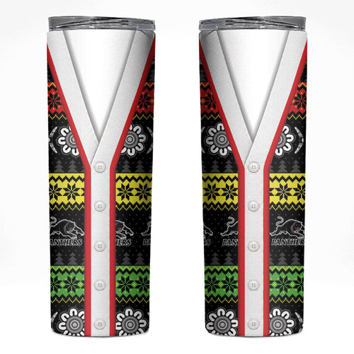 Panthers Rugby Christmas Skinny Tumbler Aboriginal Seamless Cardigan Inspired