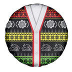 Panthers Rugby Christmas Spare Tire Cover Aboriginal Seamless Cardigan Inspired