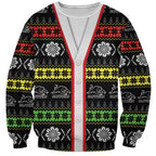 Panthers Rugby Christmas Sweatshirt Aboriginal Seamless Cardigan Inspired