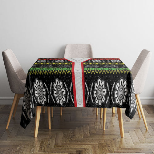 Panthers Rugby Christmas Tablecloth Aboriginal Seamless Cardigan Inspired
