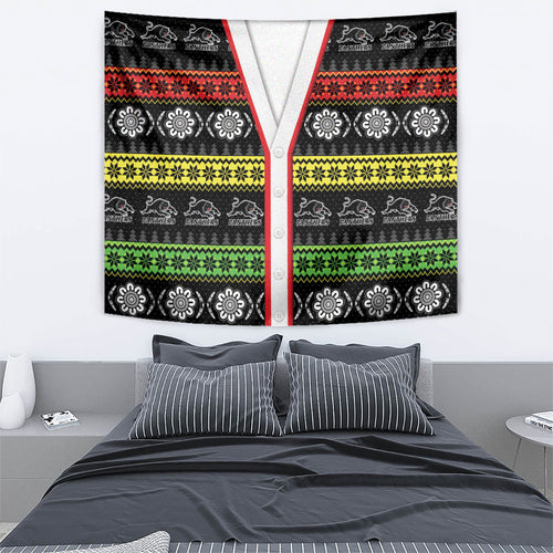 Panthers Rugby Christmas Tapestry Aboriginal Seamless Cardigan Inspired