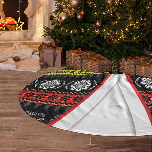 Panthers Rugby Christmas Tree Skirt Aboriginal Seamless Cardigan Inspired