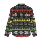 Panthers Rugby Christmas Women Casual Shirt Aboriginal Seamless Cardigan Inspired