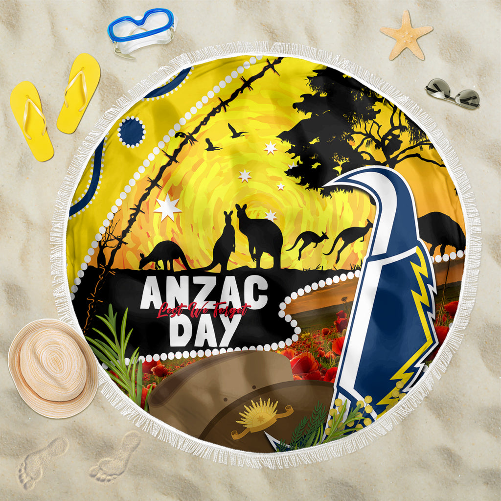 Cowboys ANZAC Day Beach Blanket Rosemary Starring Night Style