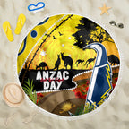 Cowboys ANZAC Day Beach Blanket Rosemary Starring Night Style
