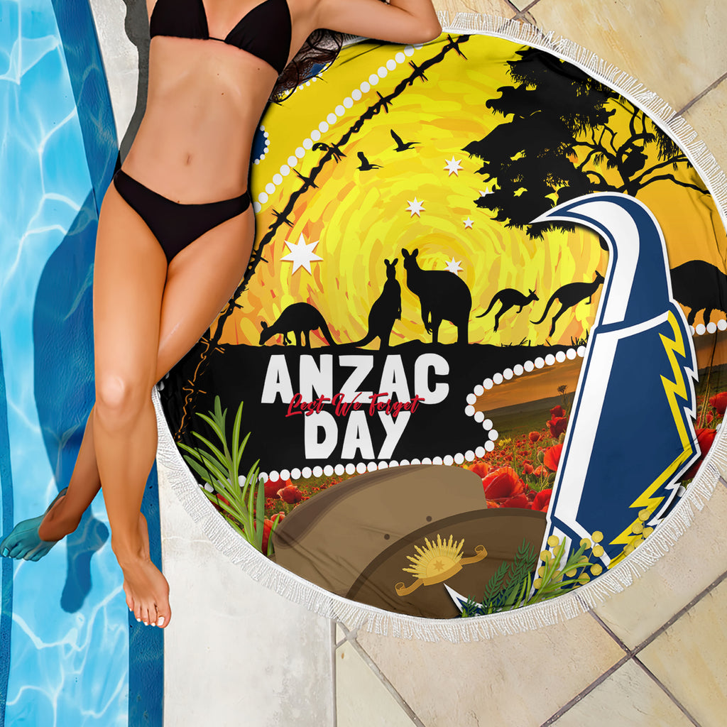 Cowboys ANZAC Day Beach Blanket Rosemary Starring Night Style