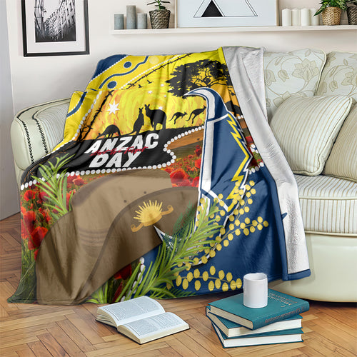 Cowboys ANZAC Day Blanket Rosemary Starring Night Style
