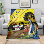 Cowboys ANZAC Day Blanket Rosemary Starring Night Style