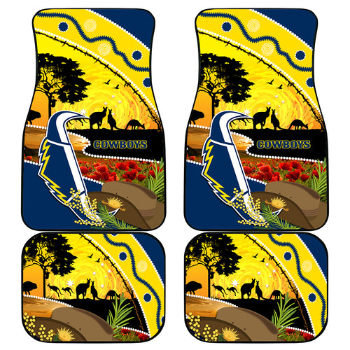 Cowboys ANZAC Day Car Mats Rosemary Starring Night Style