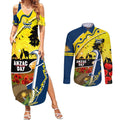 Cowboys ANZAC Day Couples Matching Summer Maxi Dress and Long Sleeve Button Shirt Rosemary Starring Night Style