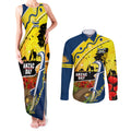 Cowboys ANZAC Day Couples Matching Tank Maxi Dress and Long Sleeve Button Shirt Rosemary Starring Night Style