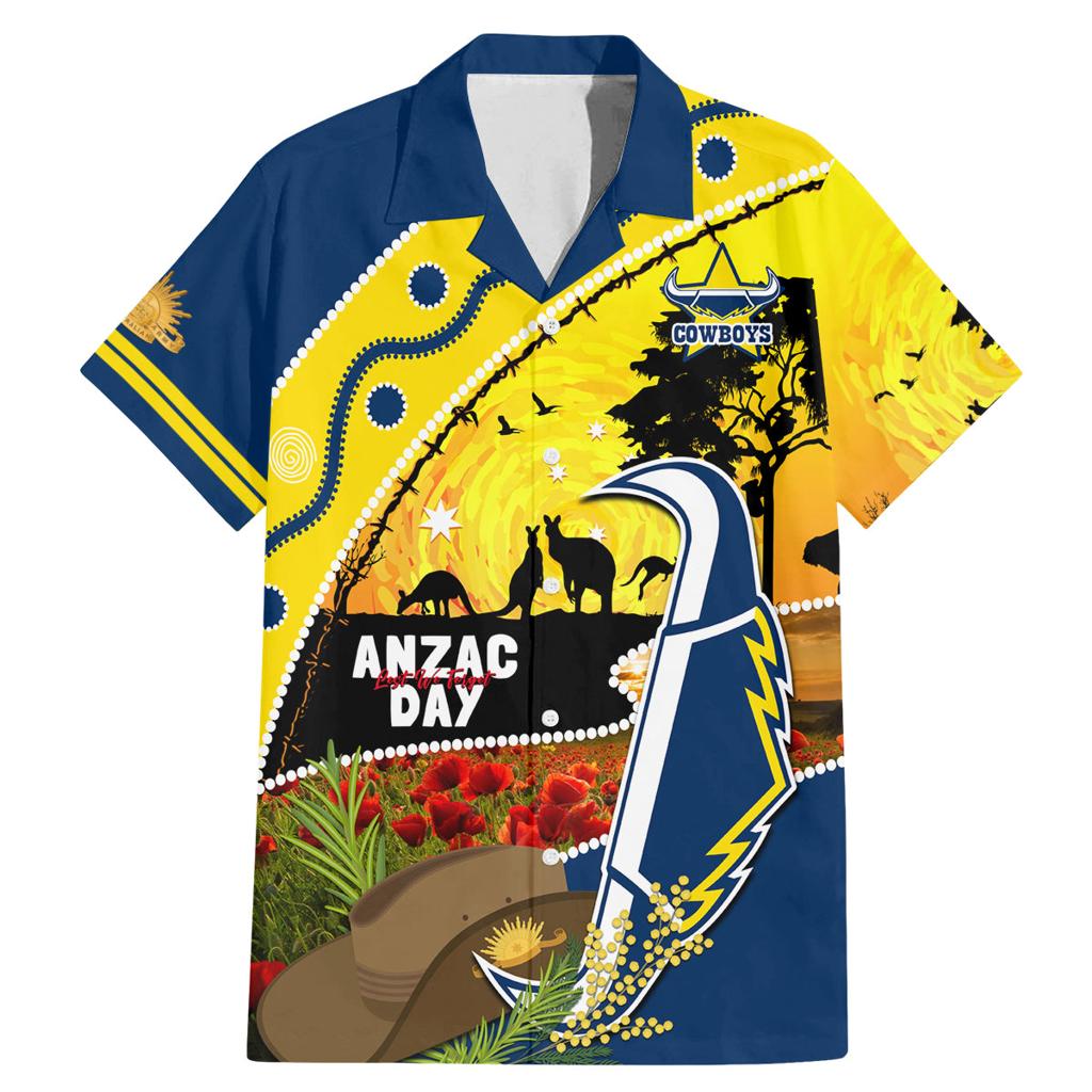 Cowboys ANZAC Day Family Matching Mermaid Dress and Hawaiian Shirt Rosemary Starring Night Style