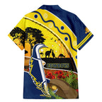 Cowboys ANZAC Day Family Matching Mermaid Dress and Hawaiian Shirt Rosemary Starring Night Style