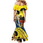 Cowboys ANZAC Day Family Matching Mermaid Dress and Hawaiian Shirt Rosemary Starring Night Style