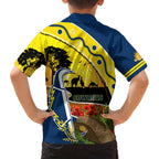 Cowboys ANZAC Day Family Matching Puletasi and Hawaiian Shirt Rosemary Starring Night Style